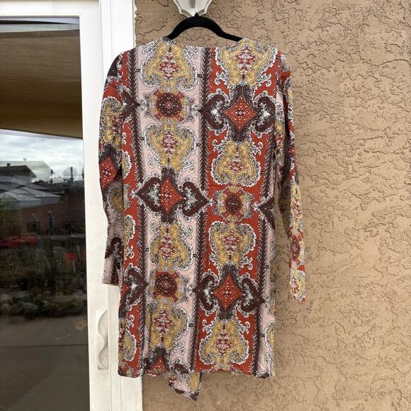 Cleobella bohemian long sleeved wrap blouse tunic, women's medium - Picture 6 of 7